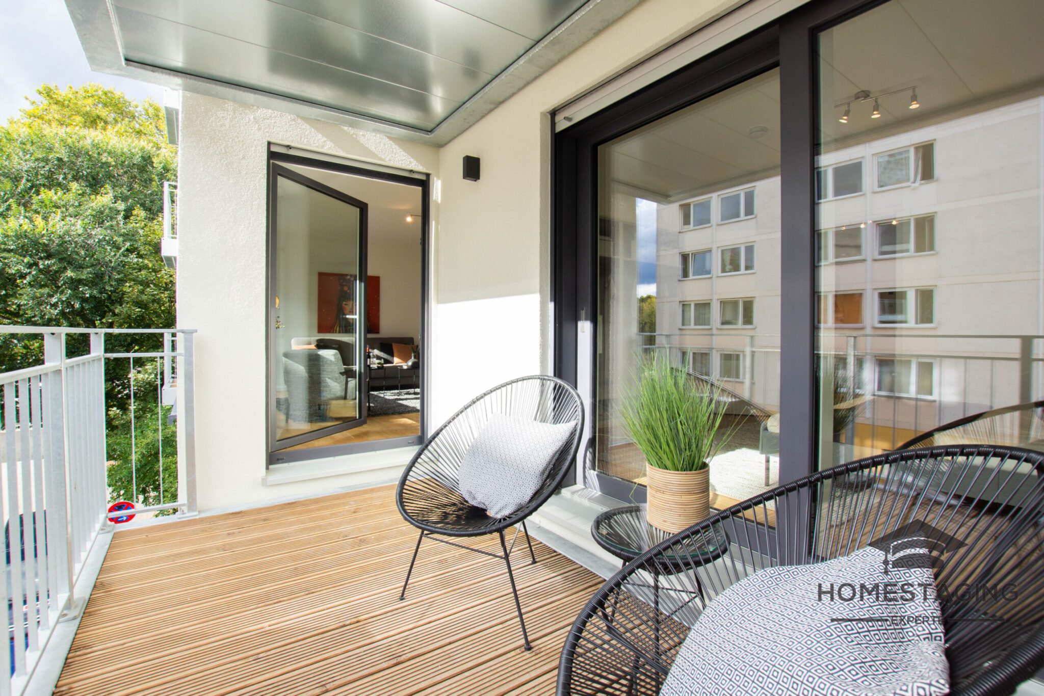Balkon herrichten - Verkaufsturbo Home Staging